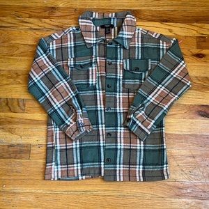 Green/brown/white, Jacket from Zara. Size 13-14.